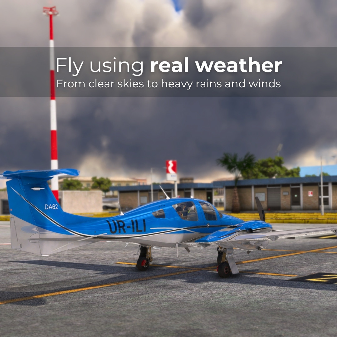 Fly using real weather
